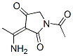 2,4-Pyrrolidinedione, 1-acetyl-3-(1-aminoethylidene)- CAS#: 262378-98-3