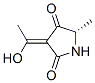 2,4-Pyrrolidinedione, 3-(1-hydroxyethylidene)-5-methyl-, [S-(Z)]- (9CI) CAS#: 113757-64-5