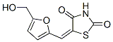 2,4-Thiazolidinedione, 5-[[5-(hydroxymethyl)-2-furanyl]methylene]- (9CI) CAS#: 262601-99-0