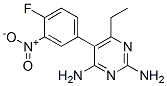 2,4-diamino-5-(4-fluoro-3-nitrophenyl)-6-ethylpyrimidine CAS#: 113494-35-2