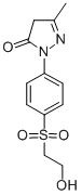2,4-dihydro-2-[4-[(2-hydroxyethyl)sulfonyl]phenyl]-5-methyl-3h-pyrazol-3-on CAS#: 21951-34-8