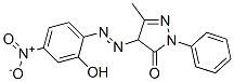 2,4-dihydro-4-[(2-hydroxy-4-nitrophenyl)azo]-5-methyl-2-phenyl-3H-pyrazol-3-one CAS#: 15866-36-1