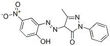 2,4-dihydro-4-[(2-hydroxy-5-nitrophenyl)azo]-5-methyl-2-phenyl-3H-pyrazol-3-one CAS#: 14847-56-4