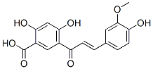 2,4-dihydroxy-5-[(E)-3-(4-hydroxy-3-methoxy-phenyl)prop-2-enoyl]benzoic acid CAS#: 108051-40-7