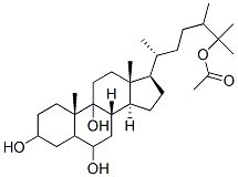 24-methylcholestane-3,6,9,25-tetrol-25-acetate CAS#: 110325-83-2