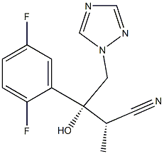 (αS,βR)-β-(2,5-Difluorophenyl)-β-hydroxy-α-Methyl-1H-1,2,4-triazole-1-butanenitrile CAS#: 241479-74-3
