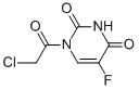 2,4(1H,3H)-Pyrimidinedione, 1-(chloroacetyl)-5-fluoro- (9CI) CAS#: 110073-43-3