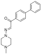 α-[(4-Methyl-1-piperazinyl)imino]-4'-phenylacetophenone CAS#: 24342-47-0