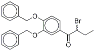 rac 1-[3,4-(Dibenzyloxy)phenyl]-2-bromo-1-butanone  CAS#: 24538-60-1