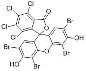 2',4',5',7'-TETRABROMO-3,4,5,6-TETRACHLOROFLUORESCEIN CAS#: 13473-26-2