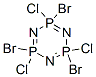 2,4,6-Tribromo-2,4,6-trichloro-2,2,4,4,6,6-hexahydro-1,3,5,2,4,6-triazatriphosphorine CAS#: 16032-52-3