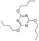 2,4,6-Tri(butyloxy)-1,3,5-triazine CAS#: 19837-00-4