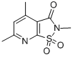 2,4,6-Trimethylisothiazolo(5,4-b)pyridin-3(2H)-one 1,1-dioxide CAS#: 108361-80-4