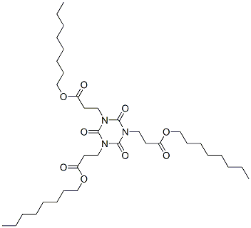 2,4,6-Trioxo-1,3,5-triazine-1,3,5(2H,4H,6H)-tripropionic acid trioctyl ester CAS#: 20191-55-3