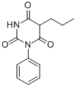 2,4,6(1H,3H,5H)-Pyrimidinetrione, 1-phenyl-5-propyl- CAS#: 19011-62-2