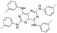 2,4,6,8-Tetrakis(m-toluidino)pyrimido[5,4-d]pyrimidine CAS#: 18711-05-2