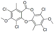 2,4,7,9-Tetrachloro-3,8-dimethoxy-1,6-dimethyl-11H-dibenzo[b,e][1,4]dioxepin-11-one CAS#: 19314-80-8