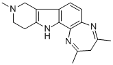 2,4,9-Trimethyl-8,9,10,11-tetrahydro-3H-pyrido-(4,3-b)(1,4)diazepine(2 ,3-g)indole CAS#: 107369-99-3