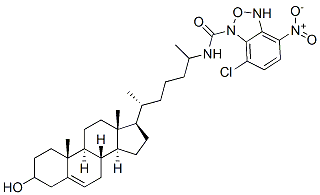 25-((7-chloro-4-nitrobenz-2-oxa-1,3-diazole)methylamino)-27-norcholesterol CAS#: 105539-27-3