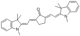 2,5-BIS[(E)-2-(1,3,3-TRIMETHYL-1,3-DIHYDRO-2H-INDOL-2-YLIDENE)ETHYLIDENE]CYCLOPENTANONE CAS#: 27713-85-5