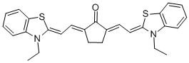 2,5-BIS((E)-2-[3-ETHYL-1,3-BENZOTHIAZOL-2(3H)-YLIDENE]ETHYLIDENE)CYCLOPENTANONE CAS#: 27714-24-5