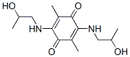 2,5-Bis[(2-hydroxypropyl)amino]-3,6-dimethyl-1,4-benzoquinone CAS#: 29441-82-5