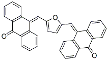 2,5-Bis[(9,10-dihydro-10-oxoanthracen-9-ylidene)methyl]furan CAS#: 19352-17-1