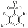 2,5-DIBROMO-3,6-DIFLUOROBENZENESULFONYL CHLORIDE CAS#: 207853-66-5