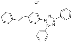 2,5-DIPHENYL-3-(4-STYRYLPHENYL)TETRAZOLIUM CHLORIDE CAS#: 24387-36-8