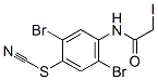 2,5-Dibromo-4-(2-iodoacetylamino)phenyl thiocyanate CAS#: 14556-88-8
