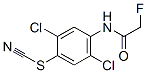 2,5-Dichloro-4-(2-fluoroacetylamino)phenyl thiocyanate CAS#: 14556-83-3