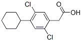 2,5-Dichloro-4-cyclohexylphenylacetic acid CAS#: 13376-40-4