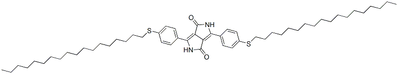 2,5-Dihydro-3,6-bis[4-(octadecylthio)phenyl]-pyrrolo[3,4-c]pyrrole-1,4-dione CAS#: 247089-62-9