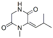 2,5-Piperazinedione,1-methyl-6-(2-methylpropylidene)-,(E)-(9CI) CAS#: 113802-15-6