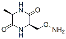 2,5-Piperazinedione,3-[(aminooxy)methyl]-6-methyl-,(3R-cis)-(9CI) CAS#: 16562-03-1