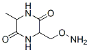 2,5-Piperazinedione,3-[(aminooxy)methyl]-6-methyl-,stereoisomer(8CI) CAS#: 16562-04-2
