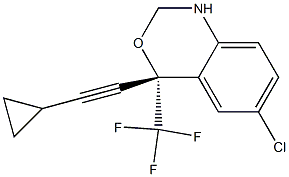(4S)-6-Chloro-4-(2-cyclopropylethynyl)-1,4-dihydro-4-(trifluoroMethyl)-2H-3,1-benzoxazine CAS#: 252253-57-9