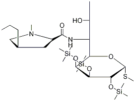 Methyl 6,8-Dideoxy-6-[[[(2S,4R)-1-Methyl-4-propyl-2-pyrrolidinyl]carbonyl]aMino]-1-thio-2,3,4-tris-O-(triMethylsilyl)-D-erythro-α-D-galacto-octopyranoside CAS#: 25420-97-7