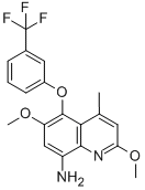 2,6-DIMETHOXY-4-METHYL-5-[3-(TRIFLUOROMETHYL)PHENOXY]QUINOLIN-8-AMINE CAS#: 106635-86-3