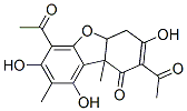 2,6-Diacetyl-4a,9b-dihydro-3,7,9-trihydroxy-8,9b-dimethyldibenzofuran-1(4H)-one CAS#: 18058-88-3