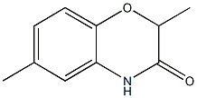 2,6-Dimethyl-2H-benzo[b][1,4]oxazin-3(4H)-one CAS#: 17959-90-9