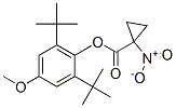 2,6-Ditert-butyl-4-methoxyphenyl 1-nitrocyclopropanecarboxylate CAS#: 104755-90-0