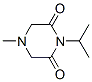2,6-Piperazinedione,1-isopropyl-4-methyl-(8CI) CAS#: 13480-20-1