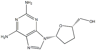 2,6-diaminopurine 2',3'-dideoxyriboside CAS#: 107550-73-2