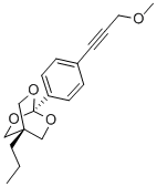 2,6,7-Trioxabicyclo(2.2.2)octane, 1-(4-(3-methoxy-1-propynyl)phenyl)-4 -propyl- CAS#: 108613-91-8