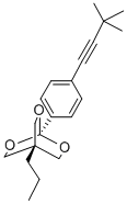 2,6,7-Trioxabicyclo(2.2.2)octane, 1-(4-(3,3-dimethyl-1-butynyl)phenyl) -4-propyl- CAS#: 108613-94-1