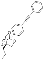 2,6,7-Trioxabicyclo(2.2.2)octane, 1-(4-(phenylethynyl)phenyl)-4-propyl - CAS#: 108613-93-0