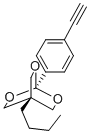 2,6,7-Trioxabicyclo(2.2.2)octane, 4-butyl-1-(4-ethynylphenyl)- CAS#: 108614-27-3