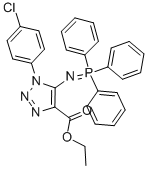 1-(4-Chlorophenyl)-5-[(triphenylphosphoranylidene)amino]-1H-1,2,3-triazole-4-carboxylic acid ethyl ester CAS#: 272123-45-2