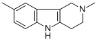 2,8-Dimethyl-2,3,4,5-tetrahydro-1H-pyrido[4,3-b]indole CAS#: 19686-05-6